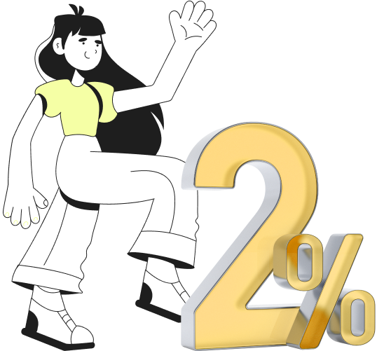 2%